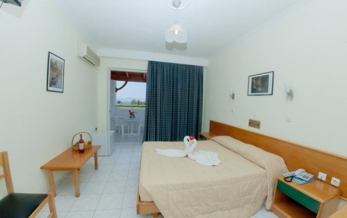 Tweepersoonskamer van Hotel Tigaki's Star op Kos