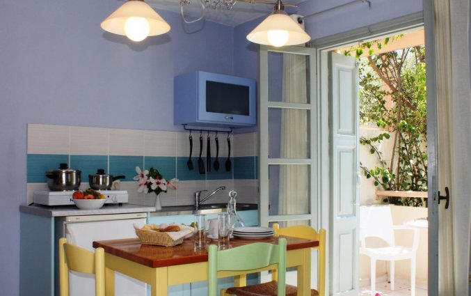 Tweepersoonskamer van Aparthotel Nissia Kamares