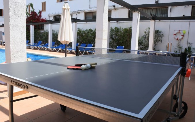 Tafeltennistafel bij Appartementen Arcos Playa Mallorca