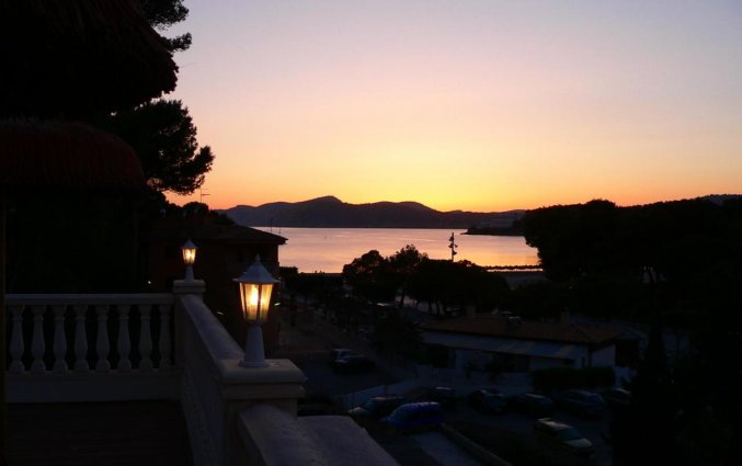 Zonsondergang van hotel Boutique Bon Repos in Mallorca