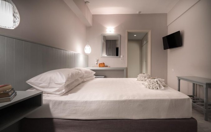 Slaapkamer hotel Castelli vakantie Zakynthos