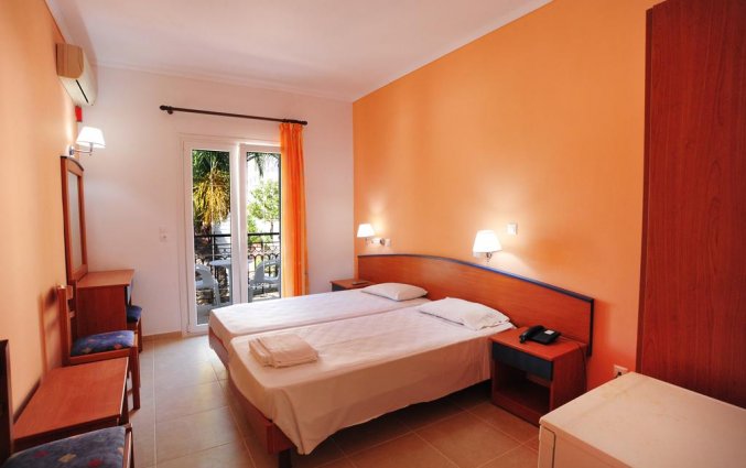 Tweepersoonskamer van Hotel Metaxa op Zakynthos