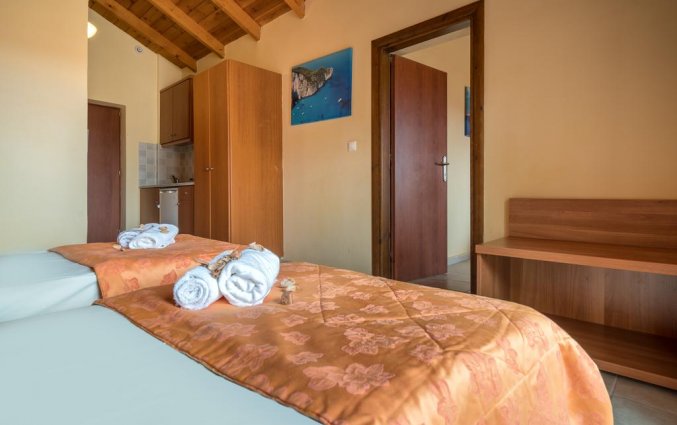 Slaapkamer van Hotel Zante Atlantis in Zakynthos