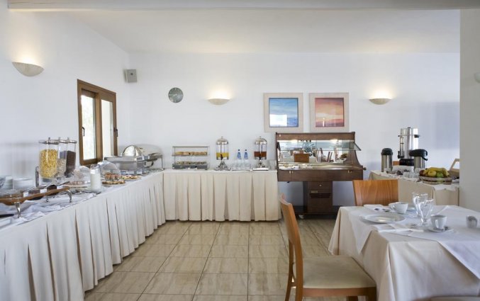 Ontbijtzaal van Hotel Yiannaki