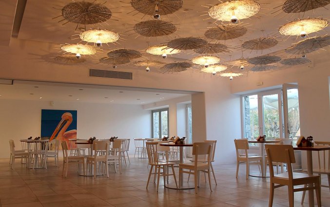 Restaurant van Hotel Vienoula's Garden op Mykonos