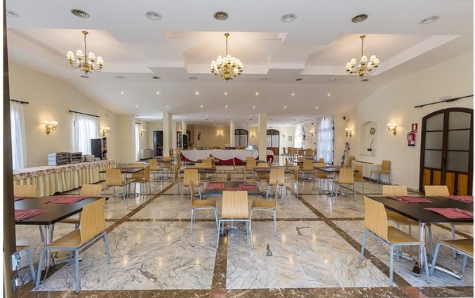 Restaurant van Hotel Abetos del Maestre Escuela in Andalusie