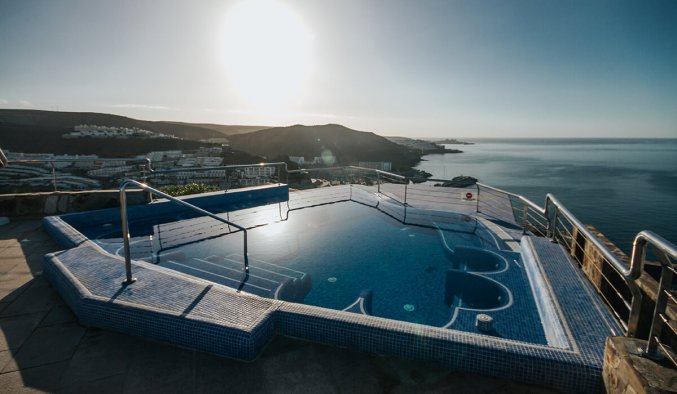 Jacuzzi van Hotel Puerto Azul op Gran Canaria