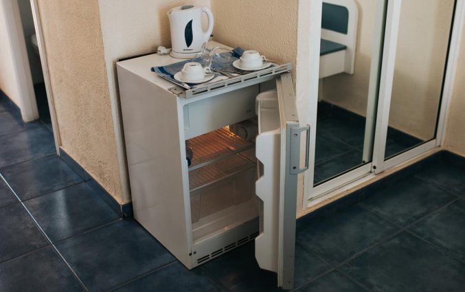 Tweepersoonkamer van Hotel Puerto Azul op Gran Canaria