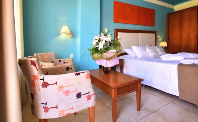 Tweepersoonskamer van Hotel Kiani Beach Resort op Kreta