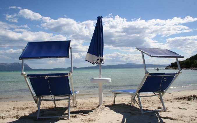 Strand van Hotel Castello op Sardinië