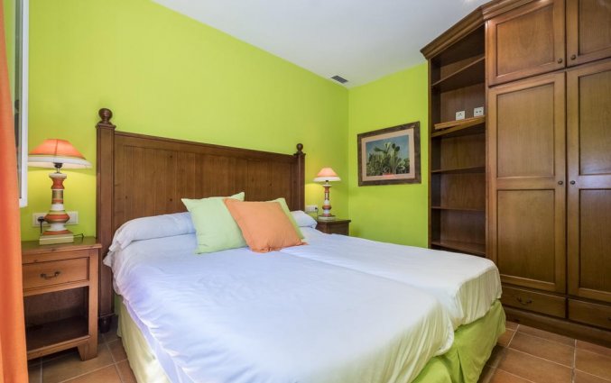 Slaapkamer van een villa van Villa Finesse op Menorca