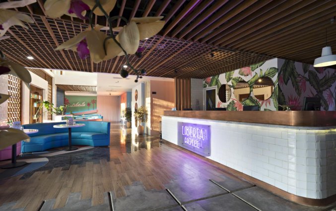 Lobby van Hotel Liberta Seminyak op Bali