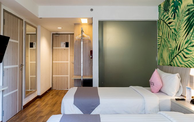 Tweepersoonskamer van Hotel Liberta Seminyak op Bali