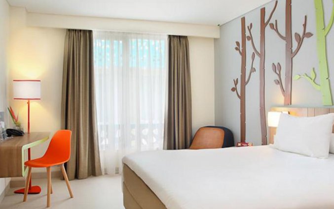 Tweepersoonskamer van Hotel Grand Livio op Bali