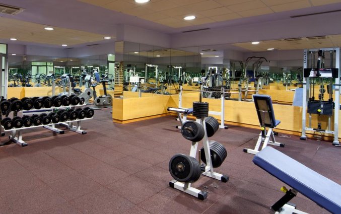 Fitnessruimte van Hotel Bluesun Alga in Dalmatië