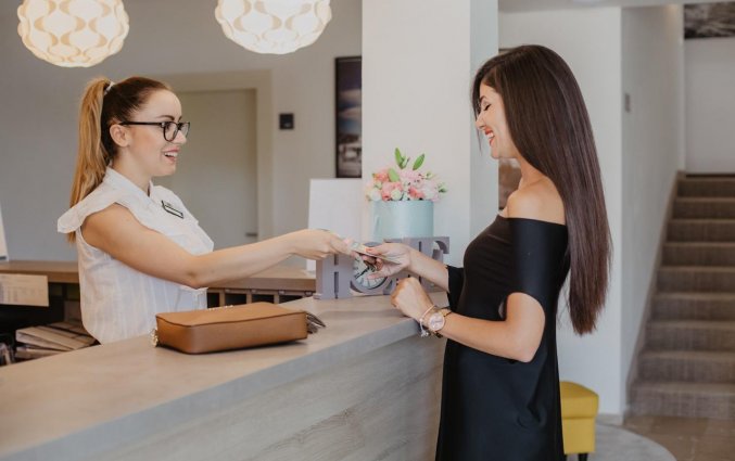 Receptie van Hotel Villas Arausana & Antonia in Dalmatië