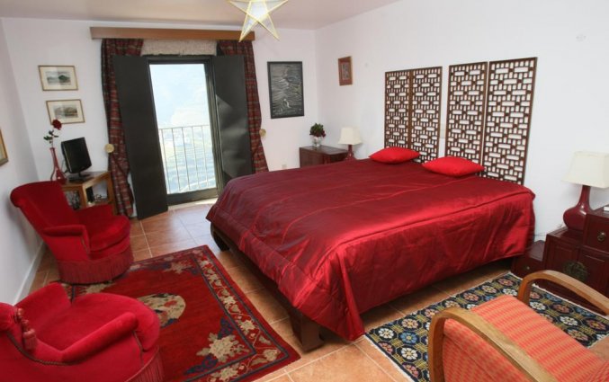 Tweepersoonskamer van Bed and Breakfast Quinta da Veiga Noord-Portugal