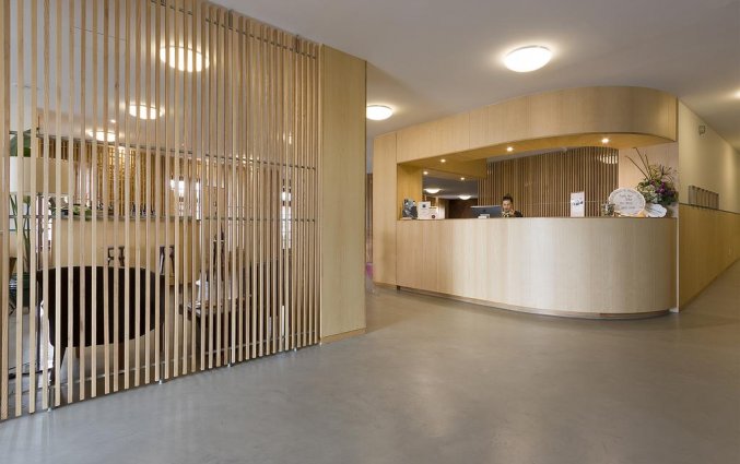 Receptie van hotel Meira Noord-Portugal