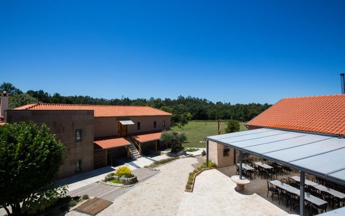 Bovenaanzicht van bed and breakfast Quinta do Caminho