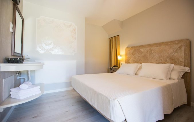 Tweepersoonskamer van bed and breakfast Quinta do Caminho