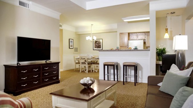 Woonkamer van resort Calypso Cay Villas