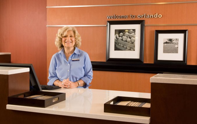 Receptie van Hotel Hampton Inn Orlando Near Universal Blv in Orlando