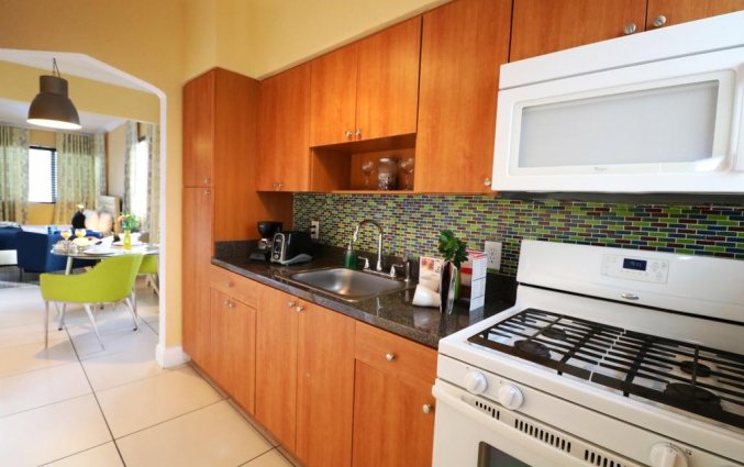 Keuken van appartement Beachside