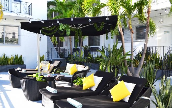 Ligstoelen van appartement Beachside