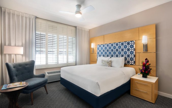 Tweepersoonskamer van hotel the landon