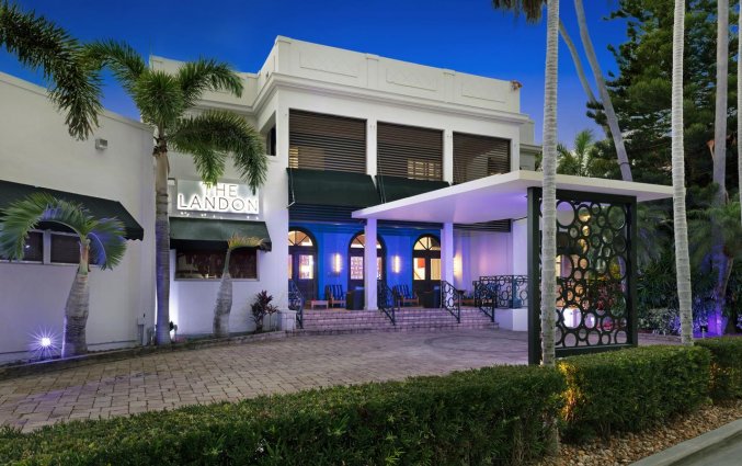 Vooraanzicht van hotel the landon