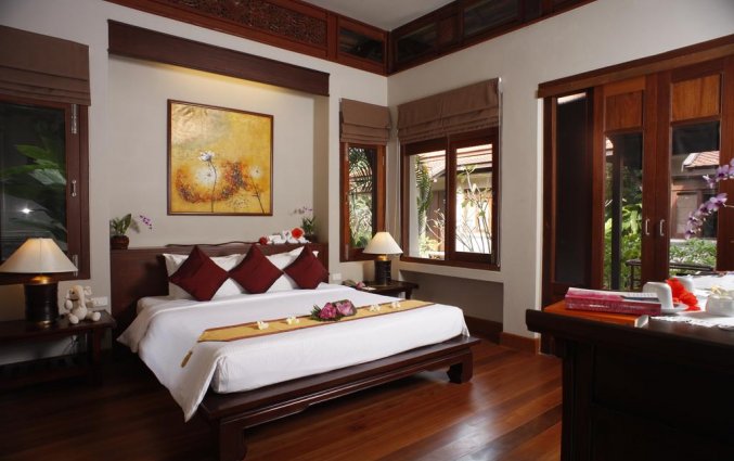 Tweepersoonskamer van Resort Khaolak Bhandari 