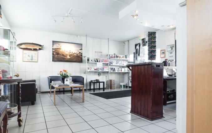 Lobby van Hotel Laxnes op IJsland