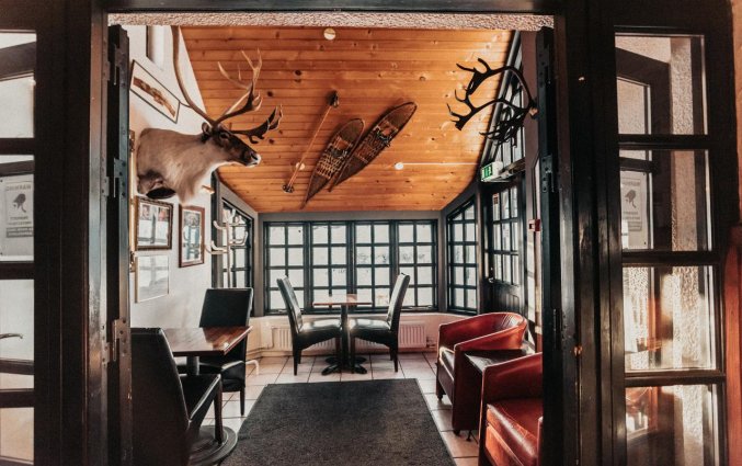 Pub van Hotel Laxnes op IJsland