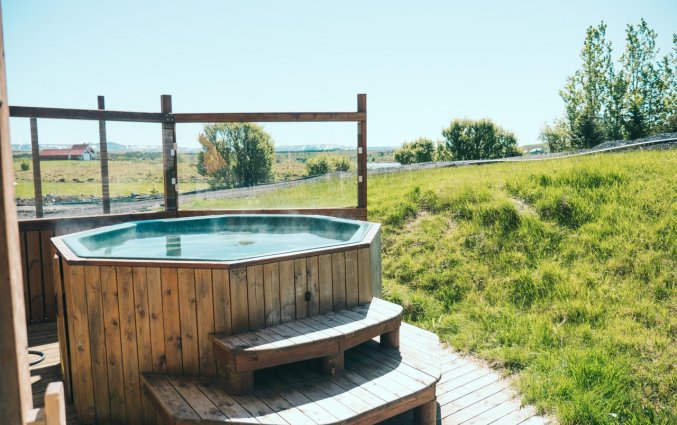Jacuzzi van Hotel Kriunes op IJsland