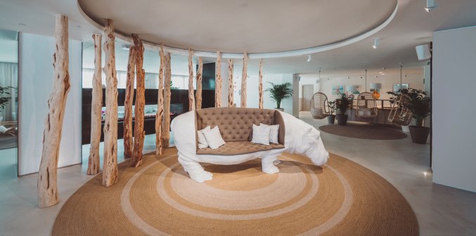 Lounge van Hotel Amare Beach op Ibiza