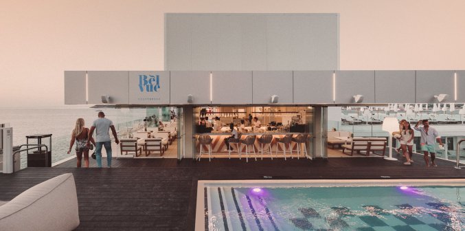 Skybar van Hotel Amare Beach op Ibiza