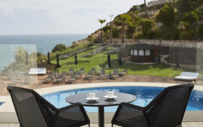 Teras van Hotel Tivoli Carvoeiro in Algarve