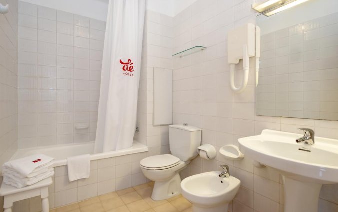 Badkamer van Relaxia Olivina in Lanzarote