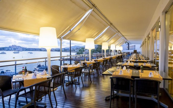 Restaurant van hotel Simbad in Ibiza