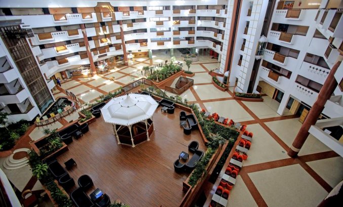 Lounge van hotel Atlas Amadil Beach Aqua Sun in Agadir