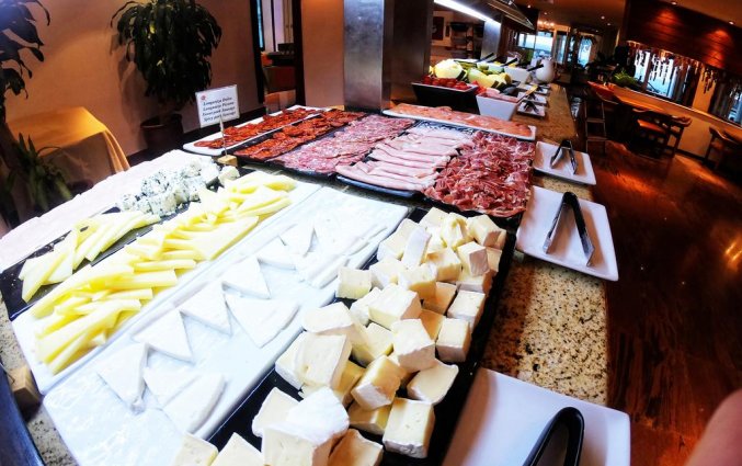 Buffet van appartementen Bajondillo in Fuerteventura