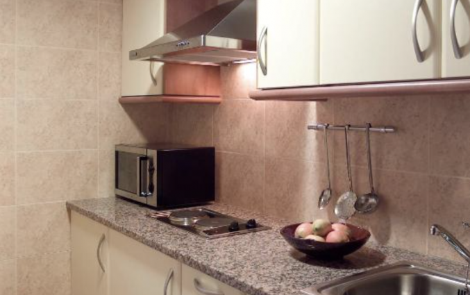 Keuken van Appartementen Albamar in de Costa Brava