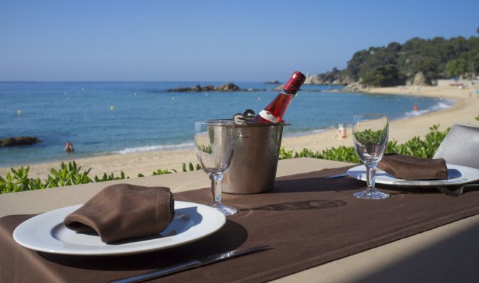 Uitzicht van Appartementen Albamar in de Costa Brava