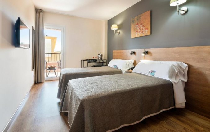 Tweepersoonskamer van Hotel Santa Ponsa Pins op Mallorca