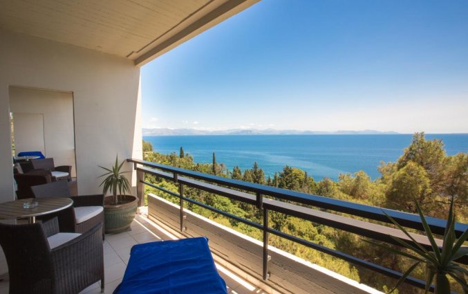 Uitzicht van hotel Corfu Holiday Palace in Corfu