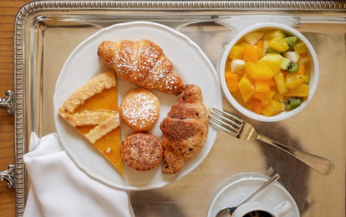 Ontbijt van Hotel Palazzo Brunaccini op Sicilië