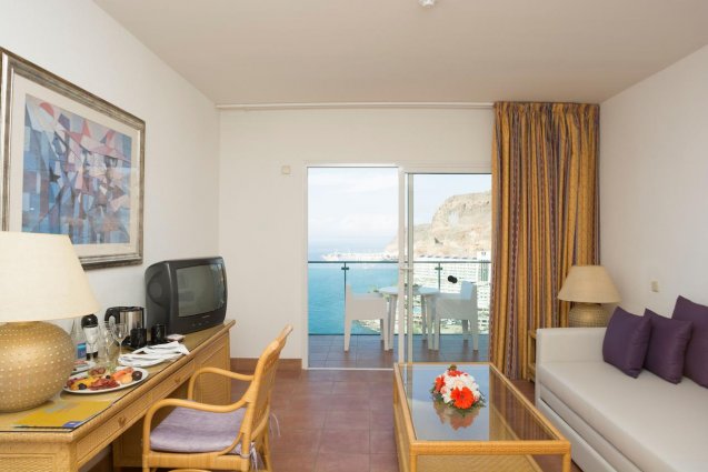 Woonkamer van Hotel Mogan Princess & Beach Club op Gran Canaria