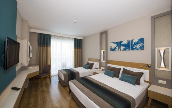 Tweepersoonskamer van Hotel Palm World in Side