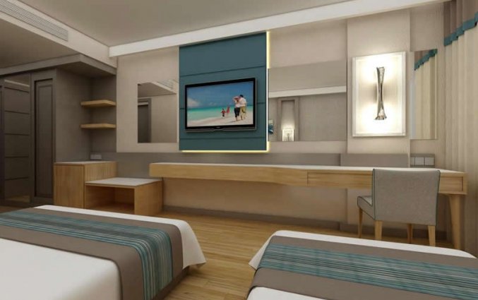 Tweepersoonskamer van Hotel Palm World in Side