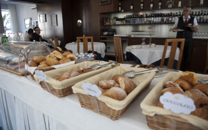 Ontbijt in het hotel san pietro